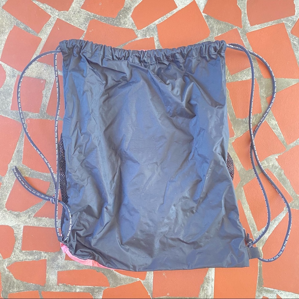 Retro Victoria’s Secret Pink Logo String Bag - Picture 7 of 8